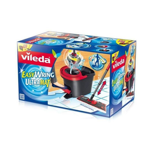 [4023103155534] VILEDA Kit Easywring Ultramat balai et seau