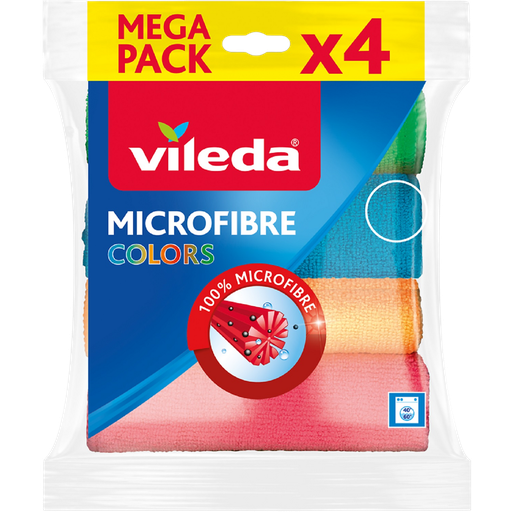 [4023103192577] VILEDA Microfiber Cloths pack of 4 cloths