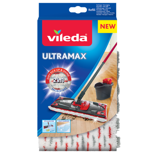 [4023103201262] VILEDA Recharge pour balai Ultramax Power 2 en 1 1 pièce(s)