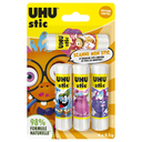 UHU Neon White Glue Stick 4 sticks of 8.2g