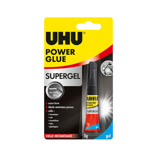 [4026700380354] UHU Cola Power Glue Supergel 3 g
