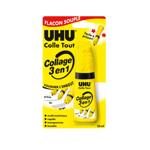 [4026700402308] UHU Collage 3 in 1 with solvent 35 ml
