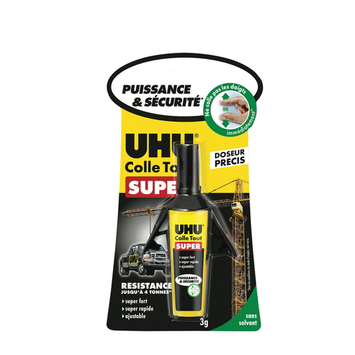 [4026700409406] UHU Colle tout Super Sans Solvant 3 g