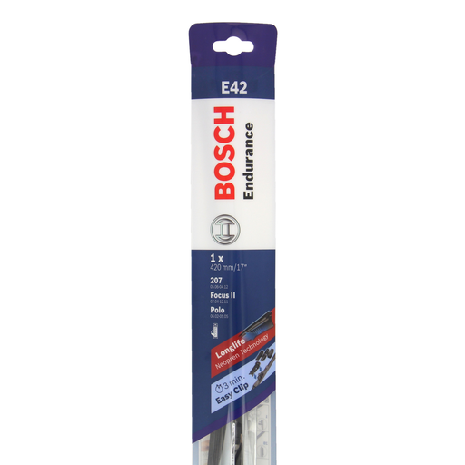 [4047025137522] BOSCH Escova limpa para-brisas AERO multi adaptador n°E42 - 1 unidade