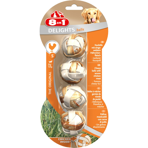 [4048422107798] 8 IN 1 Ossos de Mastigar para Cão Pequeno Higiene Dentária Frango 10 kg