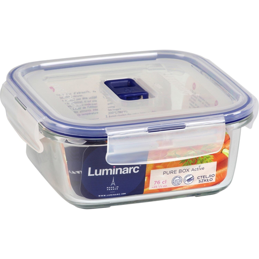 [4051266796844] LUMINARC Hermetic Pure Box Active, square 76 cl