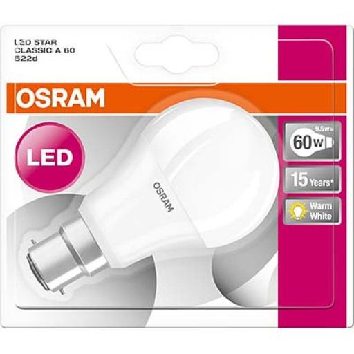 [4052899278189] OSRAM Ampoule LED Saint 10W B22 60W, 1 unité