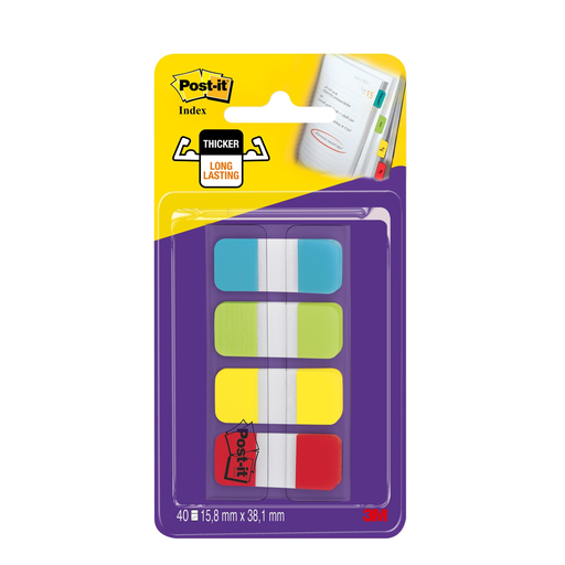 [4054596002715] POST Set of 40 rigid POST-IT® mini bookmarks the set