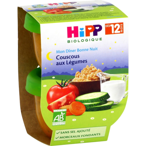 [4062300128415] HIPP BIOLOGIQUE Organic baby couscous meal, 220 g