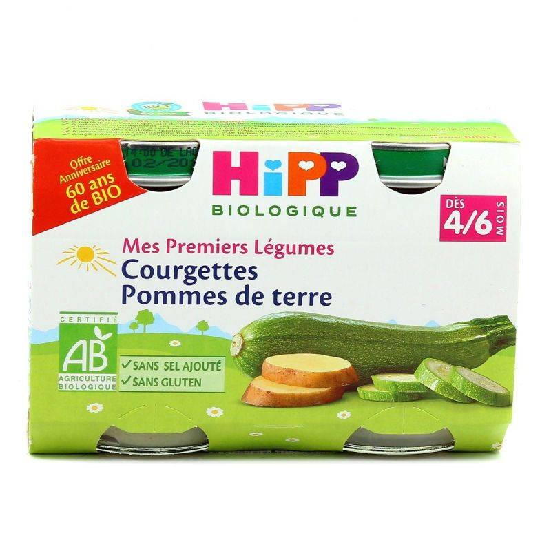 HIPP Coração de Curgete e Batata Bio 250 g