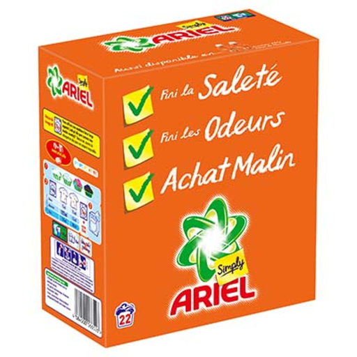 [4084500066526] ARIEL Simply Powder Regular 22 Washes