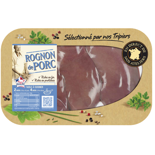 [2665587000003] 1ER PRIX Rognon de porc ouvert 3 pièces
