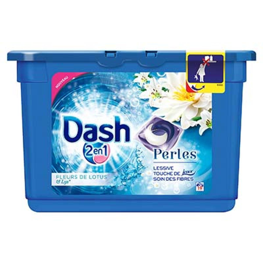 [4084500659773] DASH Detergente Perlas Lirio Dash2En1 19 Dosis 555 g