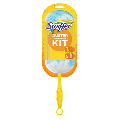 [4084500980075] SWIFFER Duster Dusting System with 5 refills, 1 handle