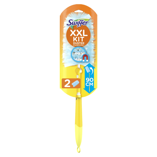 [4084500980150] SWIFFER Duster XXL Dusting Kit 1 Telescopic Handle and 2 Duster Refills
