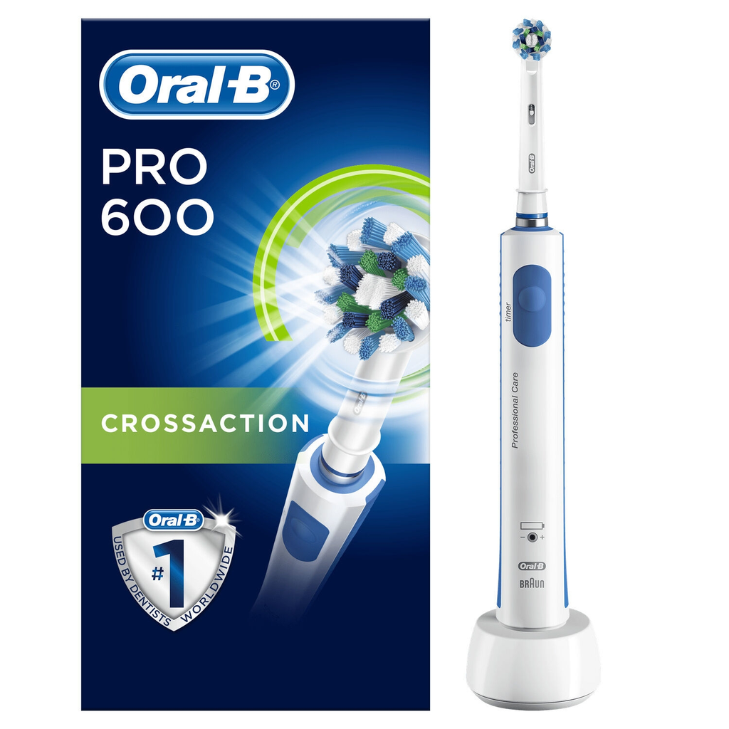 ORAL-B Cepillo de dientes eléctrico PRO 600 CROSS ACTION cepillo de dientes eléctrico