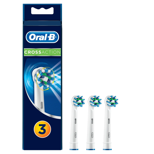 [4210201105060] ORAL Brossettes de remplacement CrossAction, 3 unités