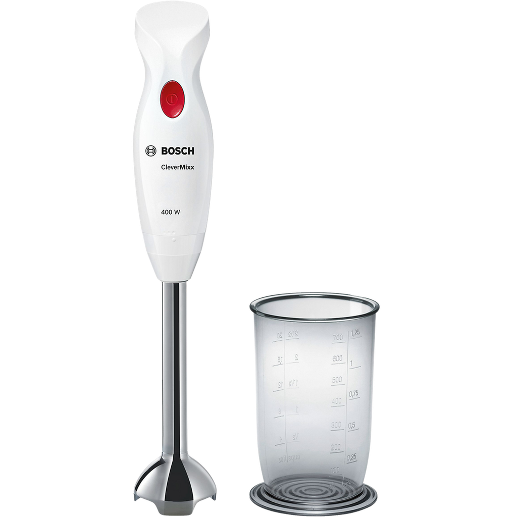 BOSCH Batidora de mano Clever Mixx MSM24100 Blanco/Rojo 1 unidad
