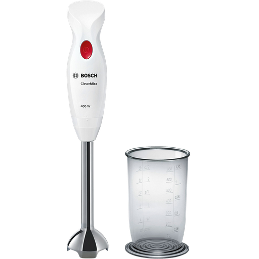 [4242002941554] BOSCH Mixeur plongeant Clever Mixx MSM24100 Blanc/Rouge le mixeur