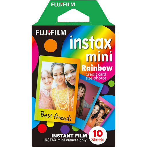 [4547410225754] FUJIFILM Instax Mini Rainbow Instant Film 10 sheets