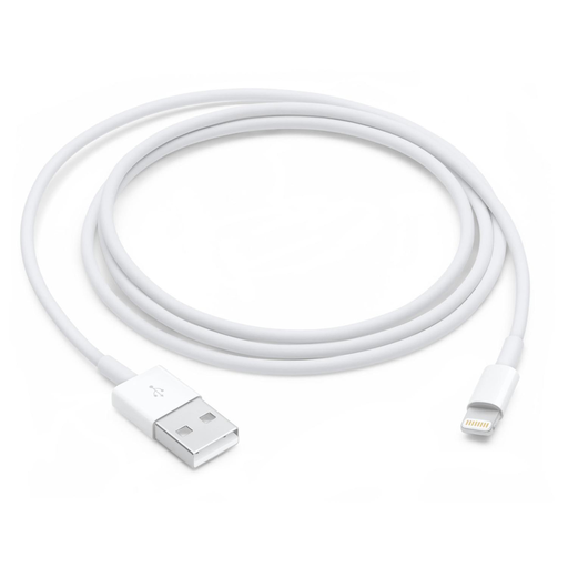 [4547597815526] APPLE Lightning Cable 1 m White