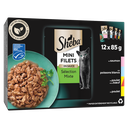 SHEBA Délices du jour Selección Mixta comida húmeda en salsa 4 variedades para gato 12x85g