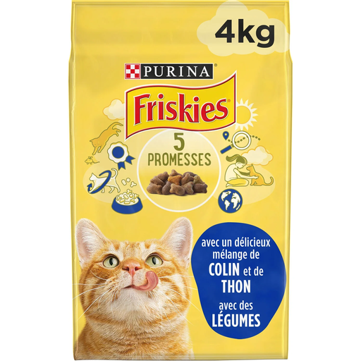 [3010470181953] PURINA Cat food with pollock and vegetables 4 kg