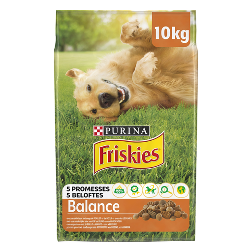 [3010470182202] FRISKIES Ração para Cão Adulto Frango Vaca Legumes 10 kg