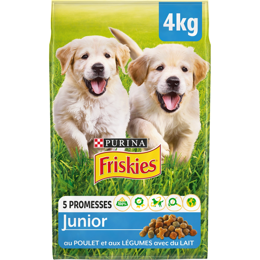 [3010470182332] FRISKIES Ração para Cão Junior Frango Legumes 4 kg