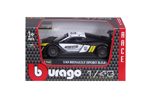 [4893993380008] BBURAGO Race Collection - Assortment of 24 racing cars 1/43