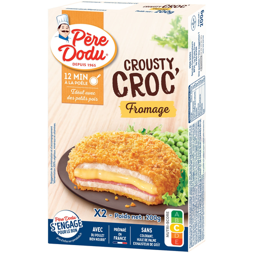 [3011250018599] PERE DODU Crousty Croc'fromage, 2 pieces 200 g