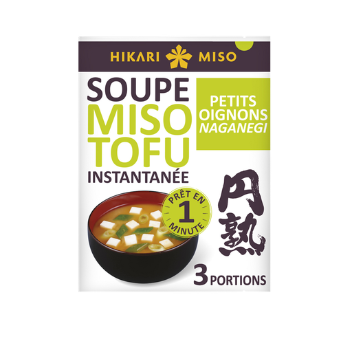 [4902663010203] HIKARI MISO Instant miso soup tofu naganegi onions 58.2g