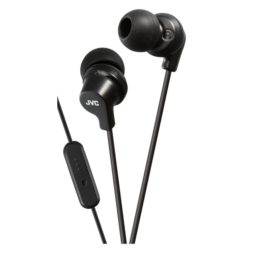[4975769430329] JVC HA-FR15-B-E In-Ear Headphones with Remote and Microphone