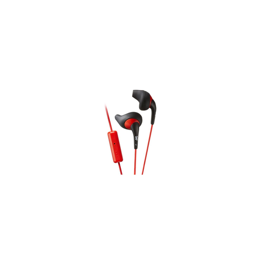 [4975769445019] JVC Écouteurs HA-ENR15 Sport Gumy Noirs et Rouges