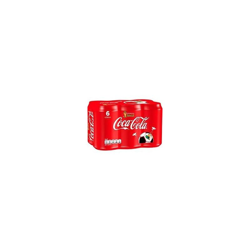COCA-COLA Boisson rafraîchissante aux extraits de végétaux 6 x 33 cl