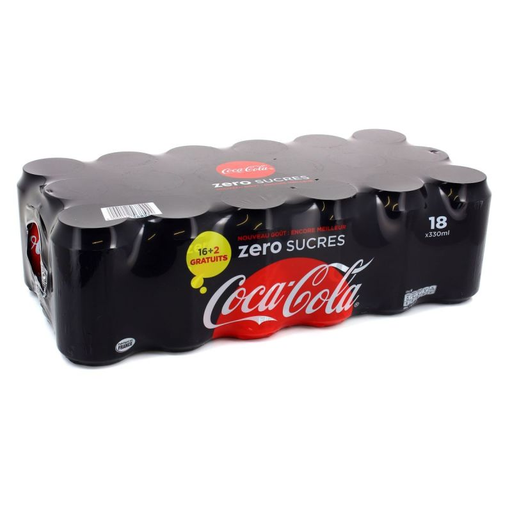 [5000112568554] COCA-COLA Refrigerante Sem Açúcares Zero 16x33cl