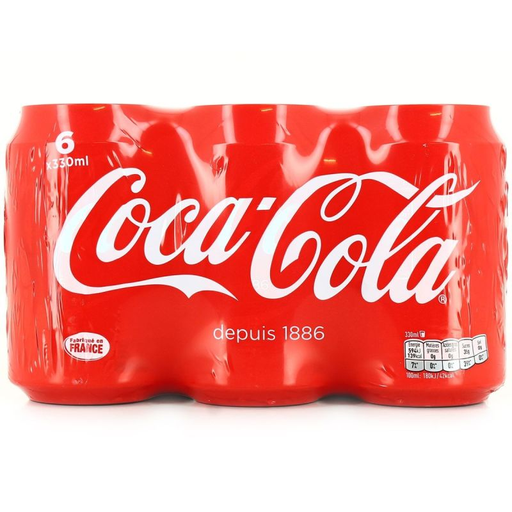 [5000112609592] COCA-COLA Bebida Gaseificada com Extratos Vegetais Sabor Original 6 x 330 ml
