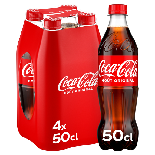 [5000112609615] COCA-COLA Bebida gaseosa com extratos vegetais 4 x 50 cl