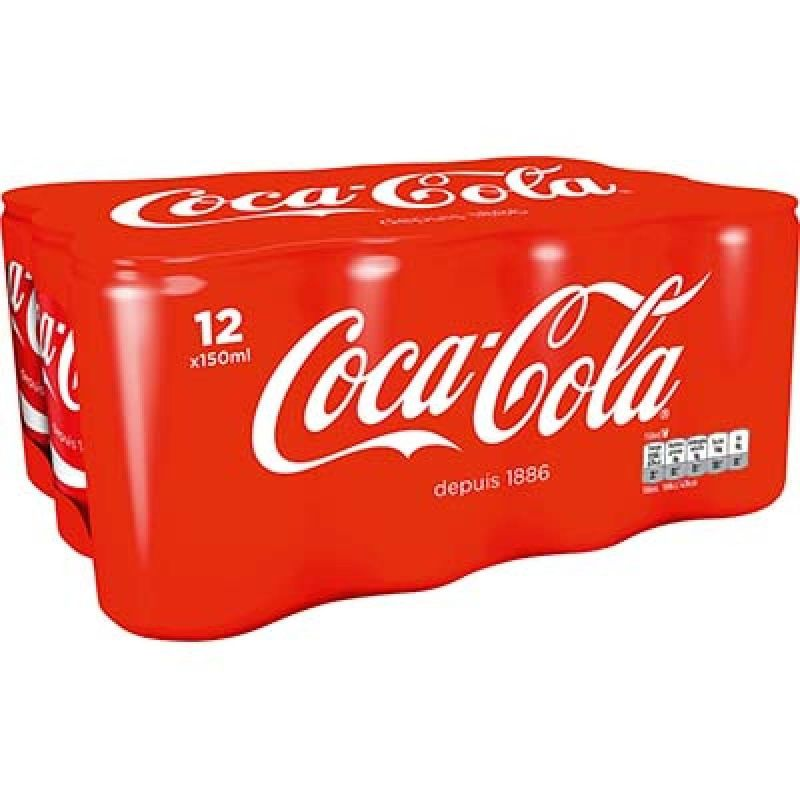 COCA-COLA Bebida refrescante com extratos vegetais 12 x 15 cl