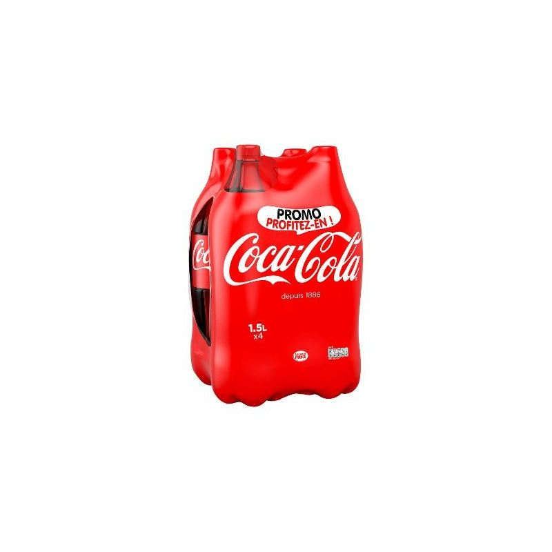 COCA-COLA Carbonated soft drink with vegetable extracts 4x1.5L
