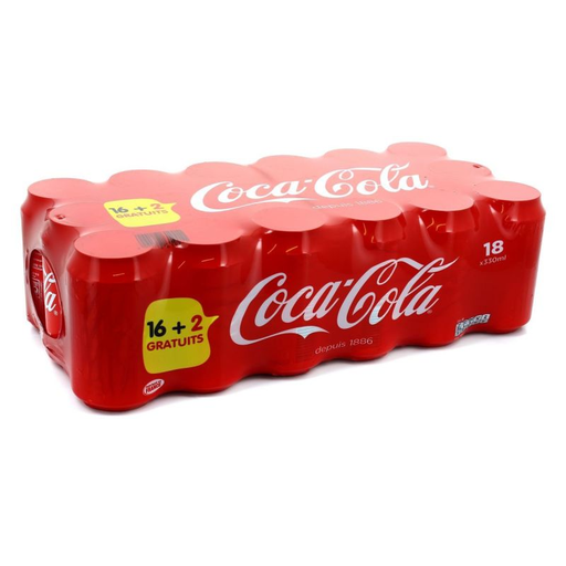 [5000112619911] COCA-COLA Cola Soda 18x330ml
