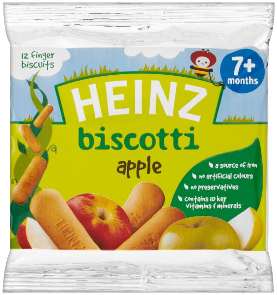 Heinz 7 Months Apple Biscotti Snack 60G