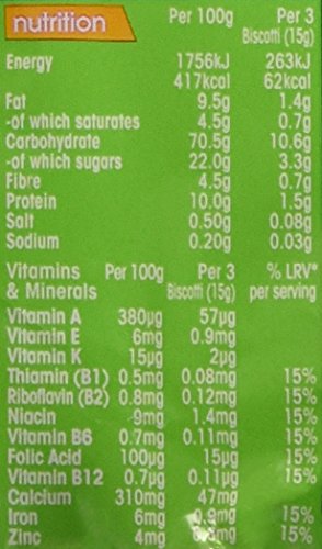 Heinz 7 Mango And Apricot Biscotti Snack 60G