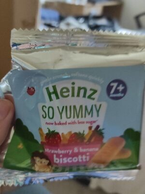 [5000157076786] HEINZ Galletas para Bebé Fresa y Plátano 60 g