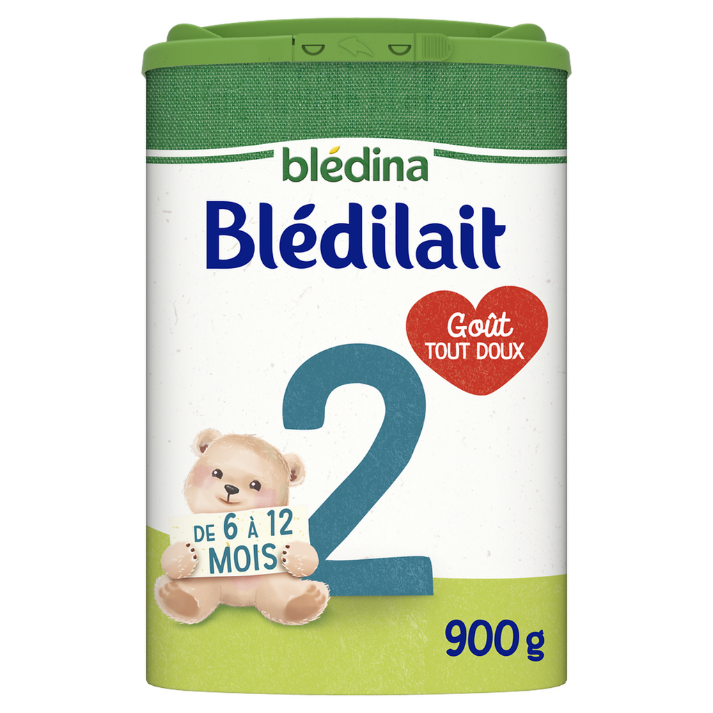 Blédina Lait Bébé Blédilait 2Ème Âge De Mois À 1 An : La Boite 900G