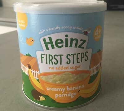 [5000157077011] HEINZ 4 First Steps Creamy Banana Porridge 240 g