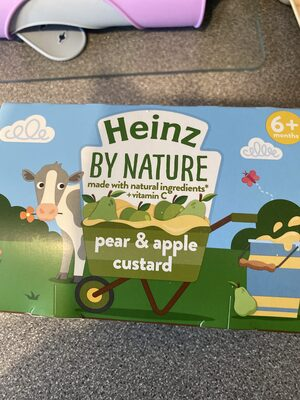 HEINZ Pear And Apple Custard 4 x 100 g