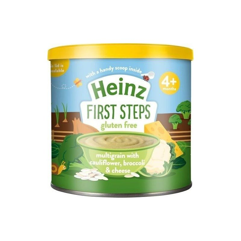 Heinz 4 First Steps Multigrain Cauliflower Broccoli Cheese 200G