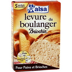 Alsa Levure De Boulanger Pains Et Brioches : La Boite Sachets - 27,5 G