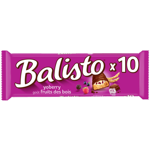 [5000159419352] BALISTO Barras de chocolate sabor frutos do bosque 10 x 18,5 g
